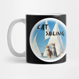 Cat Sailing Mug